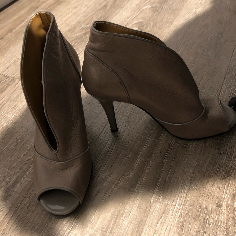 Nine West heeled open toe booties